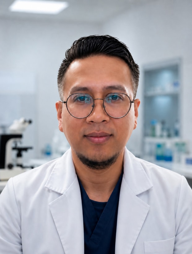 Mgtr. Miguel Ángel Guamán Plascencia, Licenciado en Laboratorio Clínico · Magíster en Sistemas de Gestión de la Calidad